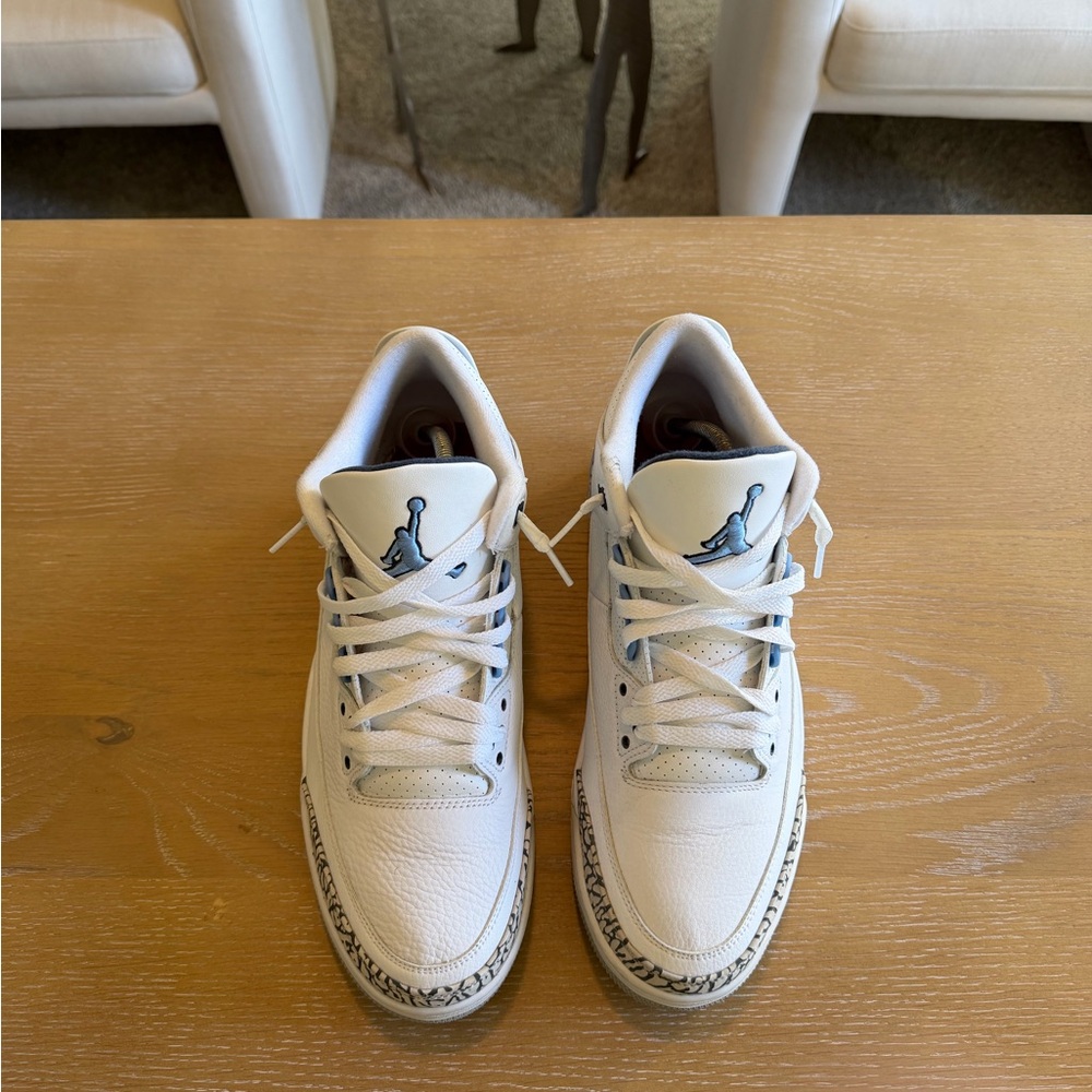 Jordan White and Light Blue Retro 3s